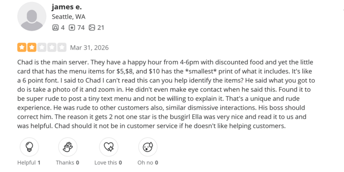 Chad does not get paid anymore however he still shows up